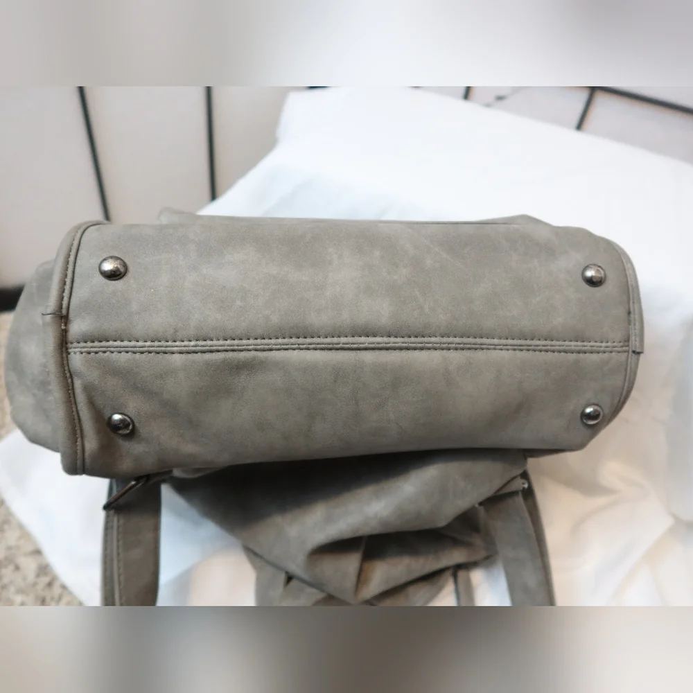 Portage Travel Gear Stylish Gray Women's Backpack